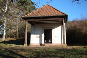 Außenansicht der Wendelinuskapelle in Mömlingen Außenansicht der Wendelinuskapelle in Mömlingen